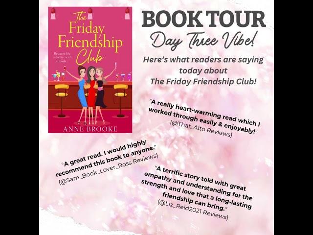 The Friday Friendship Club Book Tour Day 3 Vibe