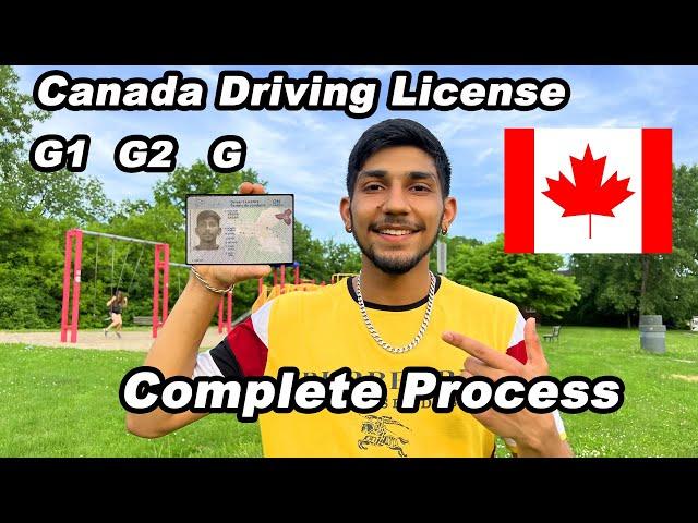 how to get Driving license in Canada complete process | G1 G2 G | canadian vlogger|