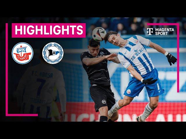 Hansa Rostock - Arminia Bielefeld | Highlights 3. Liga | MAGENTA SPORT