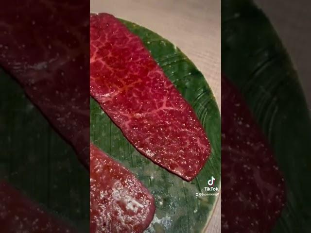 $330 wagyu "Japanese BBQ" steak course in Tokyo - 4K Shorts