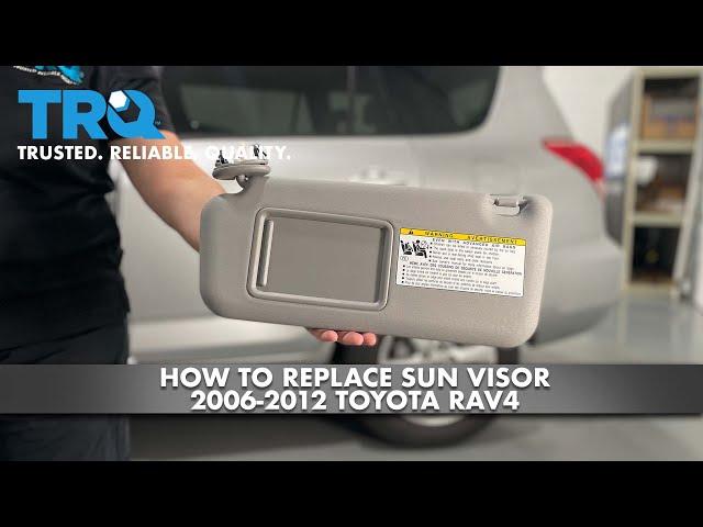 How To Replace Sun Visor 2006-12 Toyota Rav4