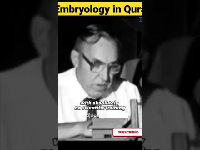 "Embryology in the Quran? Prof. Keith Moore Explains!" #profkeith #embryology#embryologyinquran#irpf