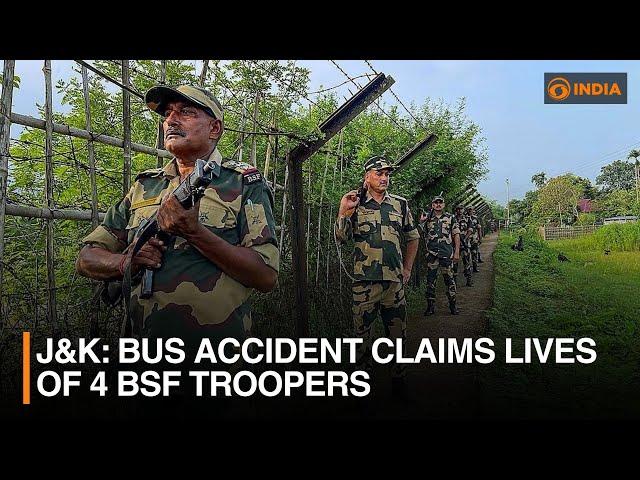 J&K: Bus accident claims lives of 4 BSF troopers | DD India