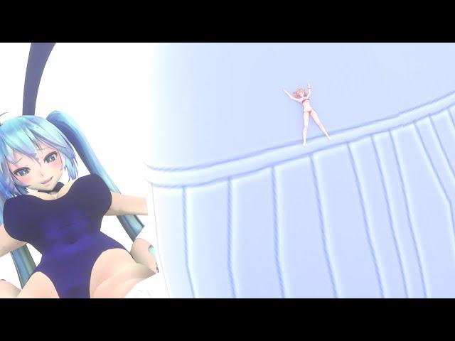 Miku Steps on you (giantess)