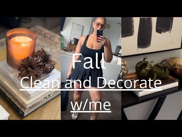 Vlog/Clean and Decorate with me for Fall/Lux Thrift find/Trader Joes