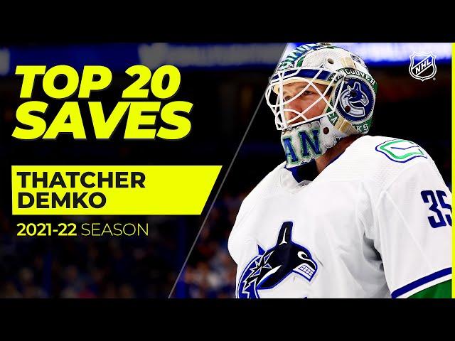 Top 20 Thatcher Demko Saves from 2021-22 | NHL