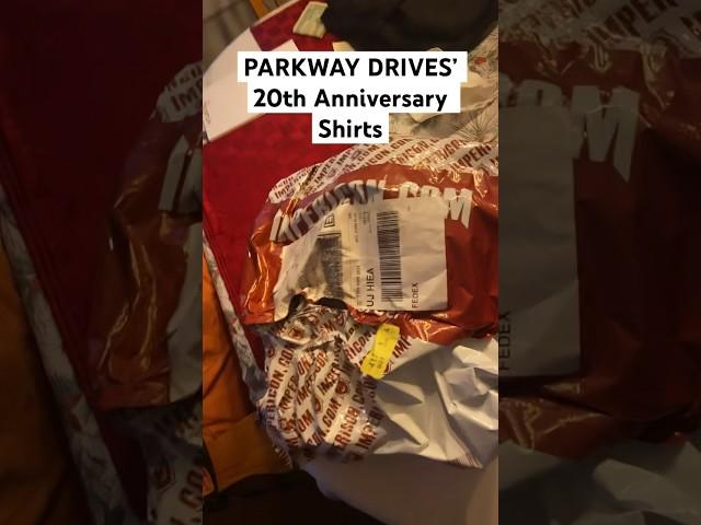 Parkway Drives’ Brand New 20th Anniversary T-Shirts! #metalcore #parkwaydrive #impericon