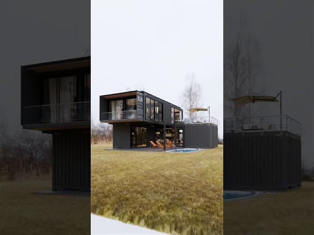 ️Watch slow motion video️ #containerhomes #shippingcontainerhomes #smallcontainerhouse