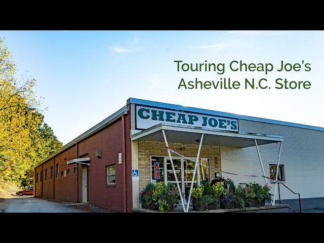 Cheap Joe's 2 Minute Art Tips - Touring the Asheville N C  Store