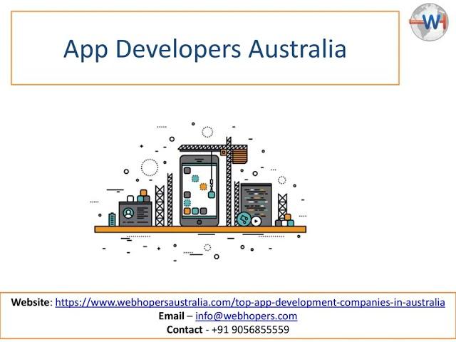 App Developers Australia | Top Mobile App Development Companies in Australia