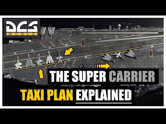 DCS | Super Carrier | Taxi Plan Explained