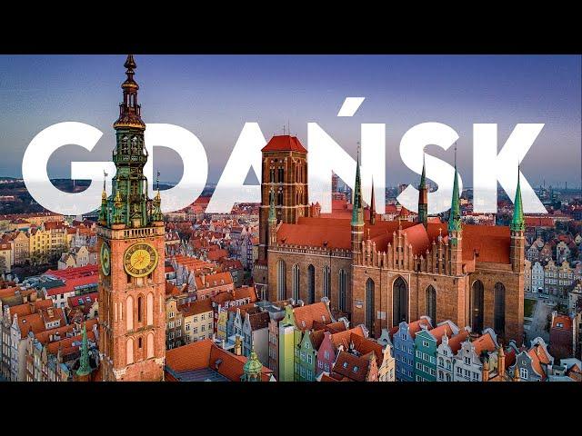 Gdańsk by drone | 4K | Gdansk old town | Poland is beautiful #8