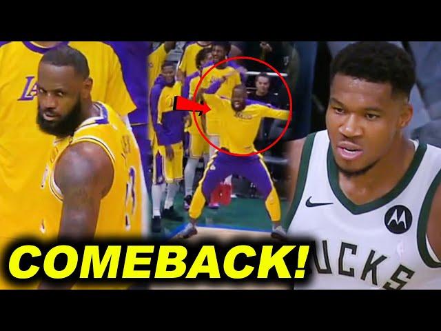 Karma ang inabot ni Giannis sa Lakers inangasan si LBJ, Choke sa dulo ag Bucks! Beastmode si Lebron!