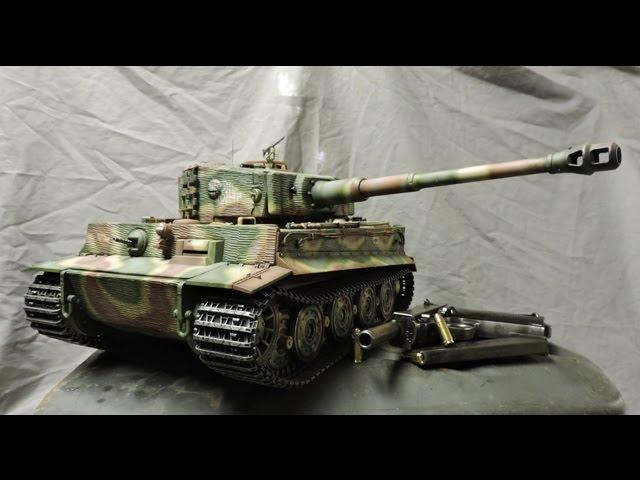 1/16th scale RC Taigen Late production Tiger I tank rebuild Part 1 of 2