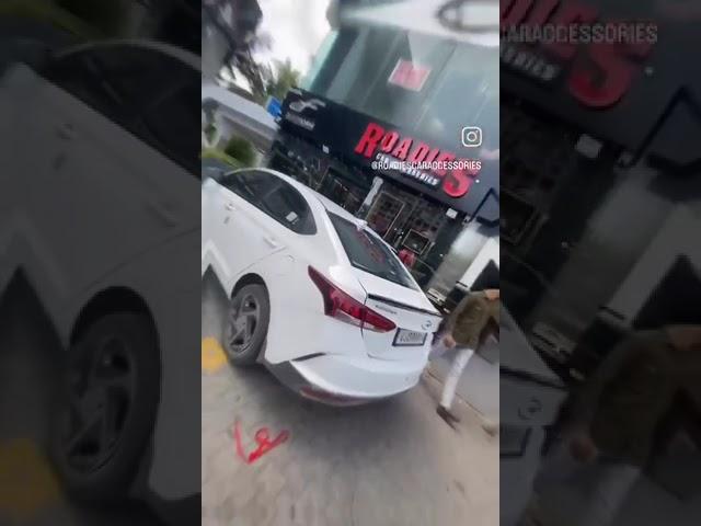 Hyundai Verna || Latest lip spoiler Roadies Car accessories surat.