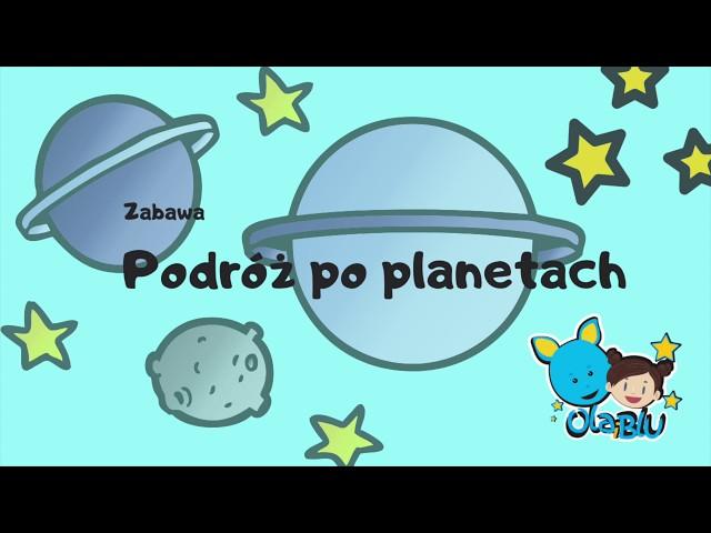 Zabawa dla dzieci Podróż po planetach #zabawaonline