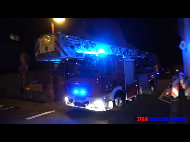 [Feuer auf Bauernhof im Brunnthal - Sirenenalarm] Alarmübung der Feuerwehr Trennfurt und Laudenbach