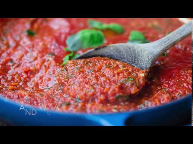 Homemade Spaghetti Sauce From Fresh Tomatoes and Garlic