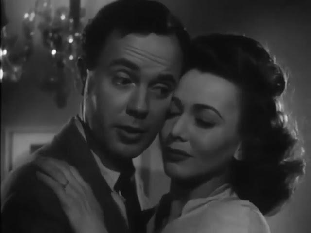 Carole Landis Kisses Derek Farr The Silk Noose