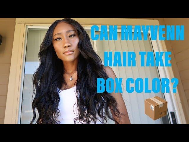 MAYVENN BRAZILIAN YAKI STRAIGHT  | CAN THIS HAIR TAKE BOX COLOR?