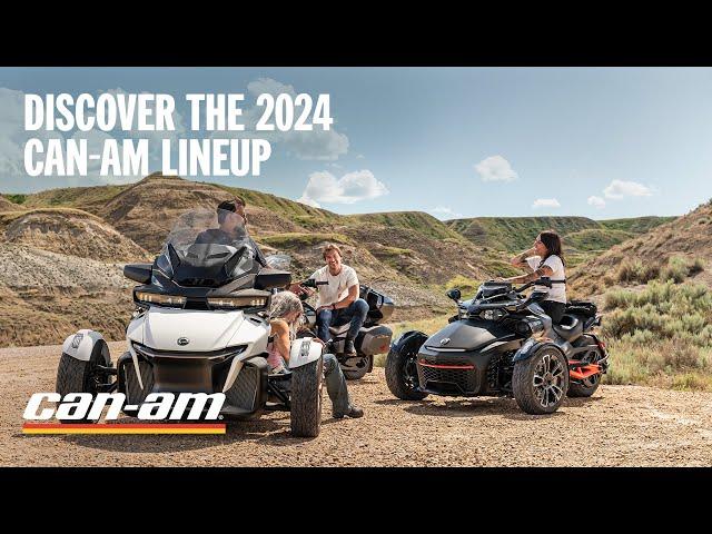 The 2024 Can-Am Spyder Lineup