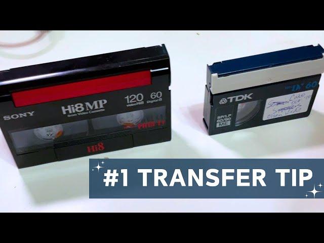 Video Transfer Tip | Avoid recording over and losing your old footage