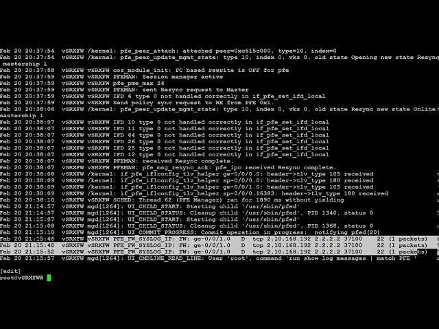 How to Configure Firewall Filter - Control Plane - Management on Juniper SRX Firewall
