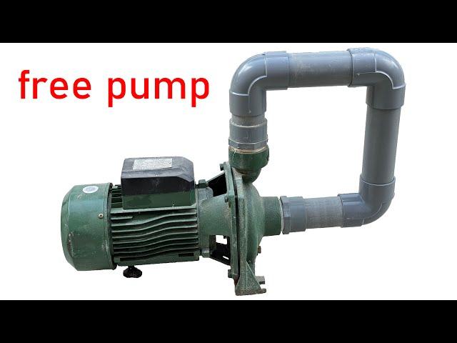 I make Free Water Pump no need electric power new style