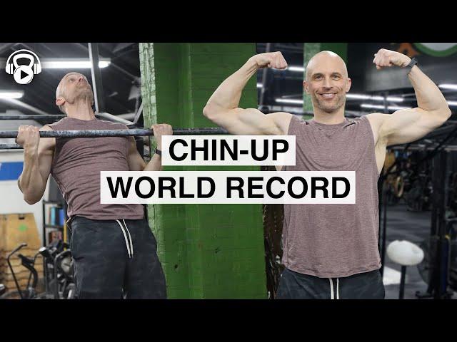 Chin-Up World Record (Most Chest-to-Bar Chin-Ups in One Minute) | Ron Cooper