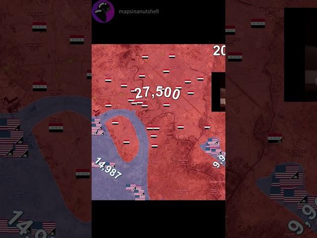 Fall of Baghdad in 1 minute using Google Earth