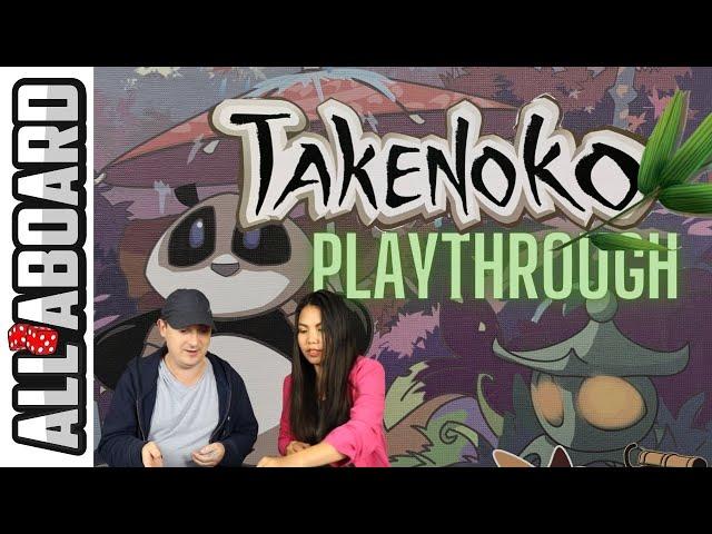 TAKENOKO | Board Game | 2-Player Playthrough | Tending the Emperor's Garden