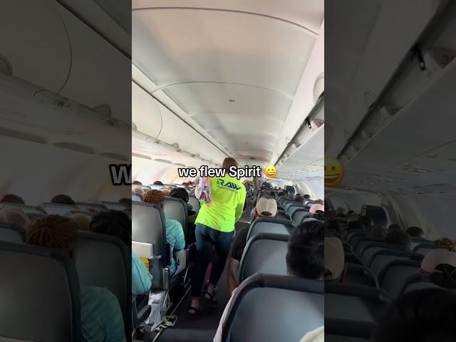 POV: flying Spirit airlines ️
