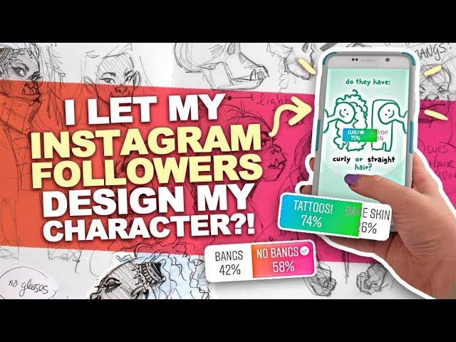 I TRUSTED YOU!! | Instagram Followers Design My Character | Character Design Art Challenge