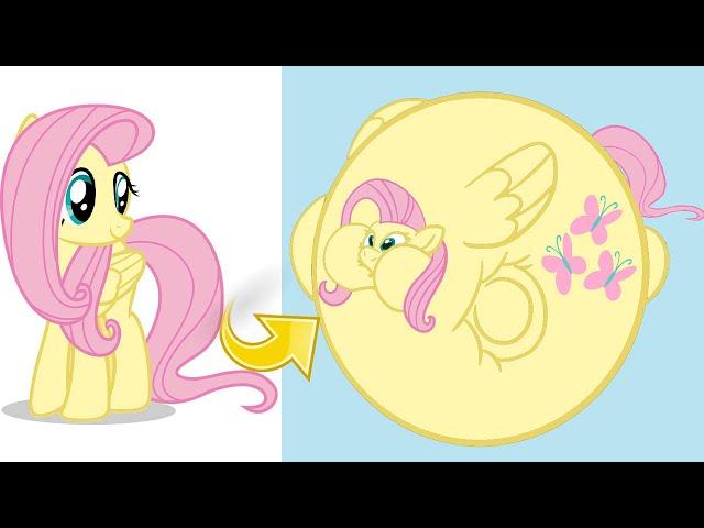 MLP Fluttershy as Fat