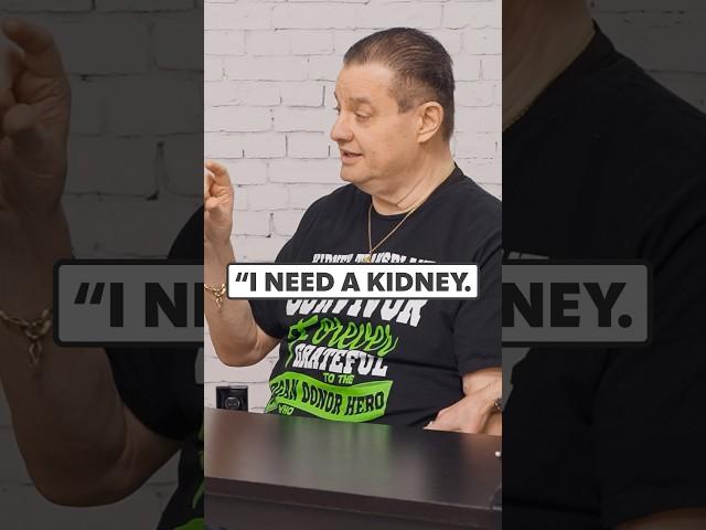 Would you give your kidney to a complete stranger? Hear this amazing story on our YT! #shorts #new