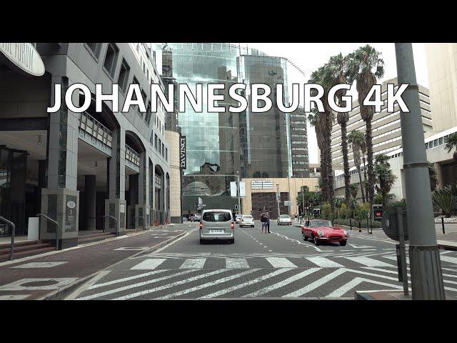 Johannesburg 4K - Africa's Richest Square Mile - Sandton Morning Drive