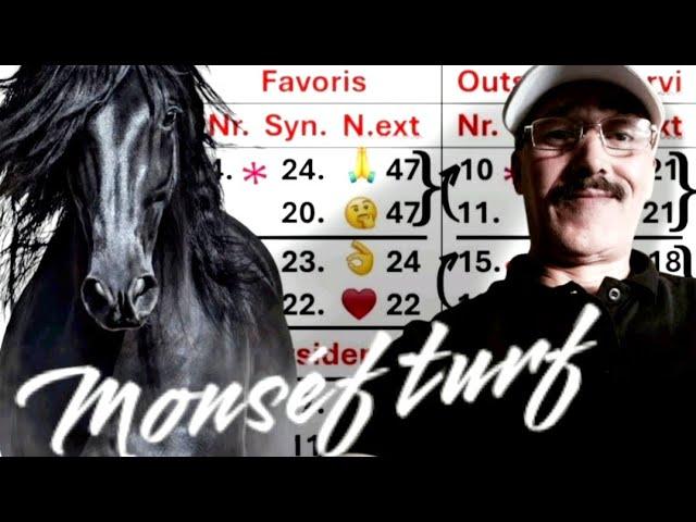 MONSÉF TURF POUR LE 29/10/2024⭐