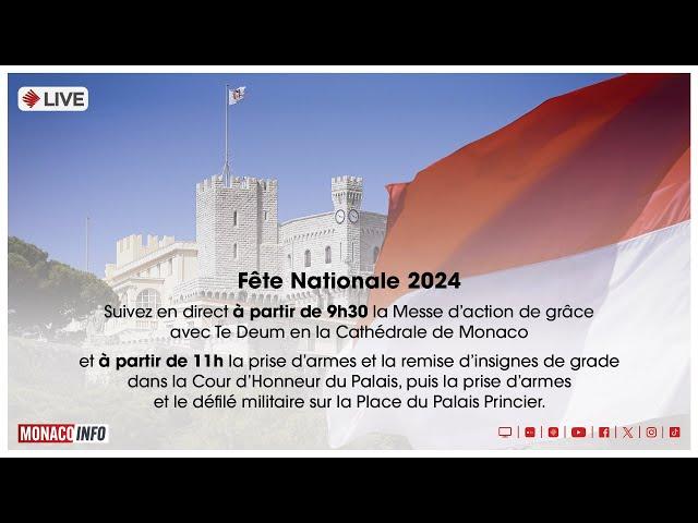 Fête Nationale 2024 : Te Deum en la Cathédrale et Cérémonie au Palais Princier