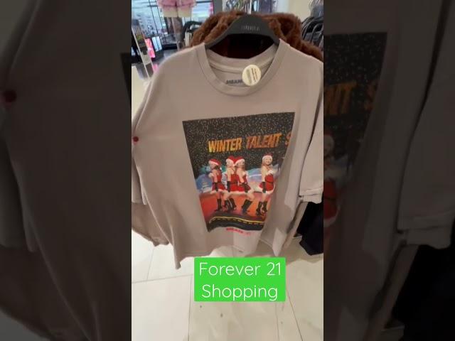 FOREVER 21 SHOPPING NEW FINDS FOREVER 21 SHOP WITH ME FOREVER 21 HAUL #shopping #CHRISTMAS