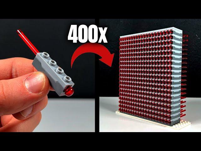 Firing 400 LEGO Spring Loaded Shooters at once!