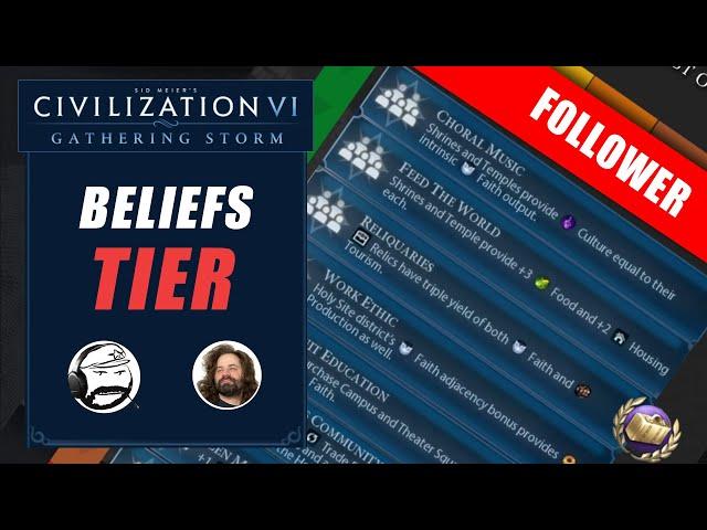 Religion Beliefs Guide for Civ 6 [ Kaine & Soger / Part 1 ]