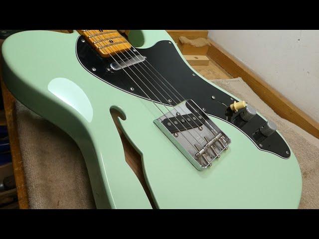 A Strat, then a Thinline Tele