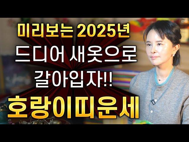 ⭐미리보는 2025년 을사년 신년운세 범띠운세⭐2025년 금전에 새 옷으로 갈아입자 범띠에게 생길 큰 변화들 범띠 62년생 74년생 86년생 98년생 범띠운세 재물,금전운 대박난다