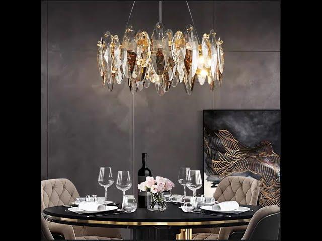 Contemporary Crystal Chandelier For Living Dining Room