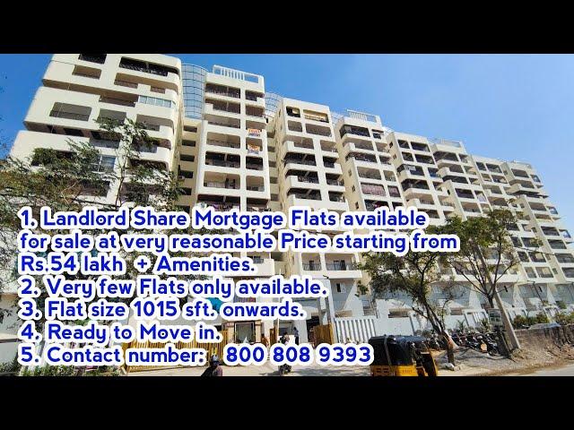 54 Lakhs Onwards - Landlord Share Flats For Sale Near Pragathi Nagar - Gated Community