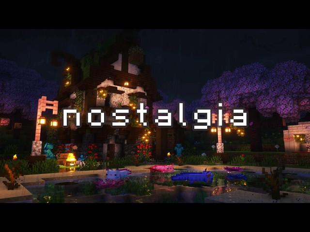 this feels like home... (relaxing minecraft music w/soft rain)