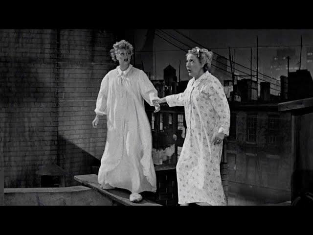Lucy and Ethel Get Locked Out on the Roof