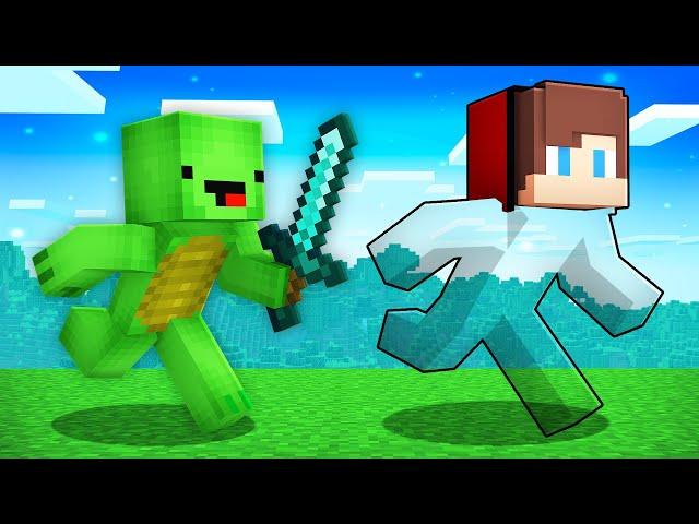 Invisible Speedrunner vs Hunter : JJ vs Mikey in Minecraft Maizen!