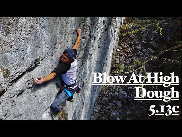 Blow At High Dough 5.13c - Dexter Bateman, First Ascent