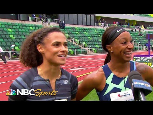 Camacho-Quinn takes women's 100m hurdles at the 2021 Oregon Relays | NBC Sports